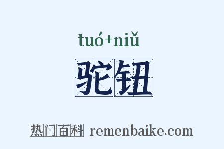 驼钮是什么意思的图片